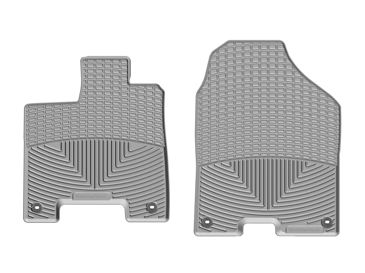 Front Rubber Mats, Grey W363GR