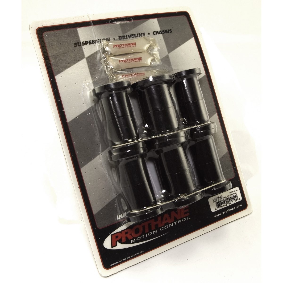 Leaf Spring Bushing Kit, Front or Rear; 87-95 Jeep Wrangler YJ-1-1005BL