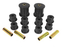 Rear Leaf Spring Bushing Kit, Black; 84-01 Jeep Cherokee XJ-1-1007BL