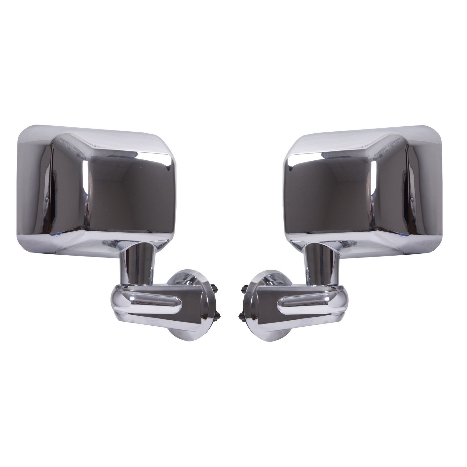 Door Mirror Kit, Chrome; 07-16 Jeep Wrangler JK-11010.11