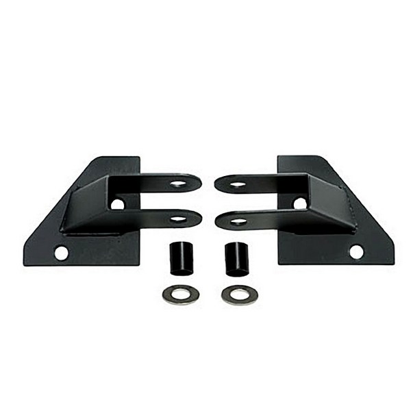Mirror Relocation Brackets, Black; 87-95 Jeep Wrangler YJ-11025.01