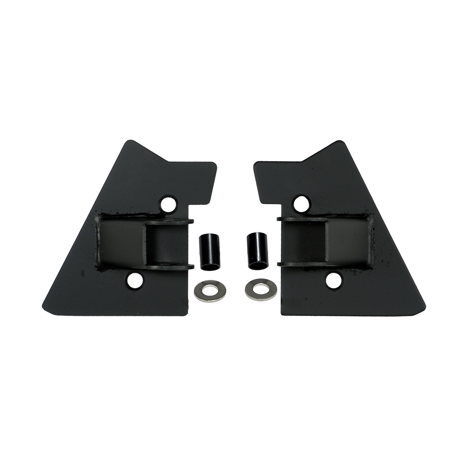 Mirror Relocation Brackets, Black; 97-02 Jeep Wrangler TJ-11025.02
