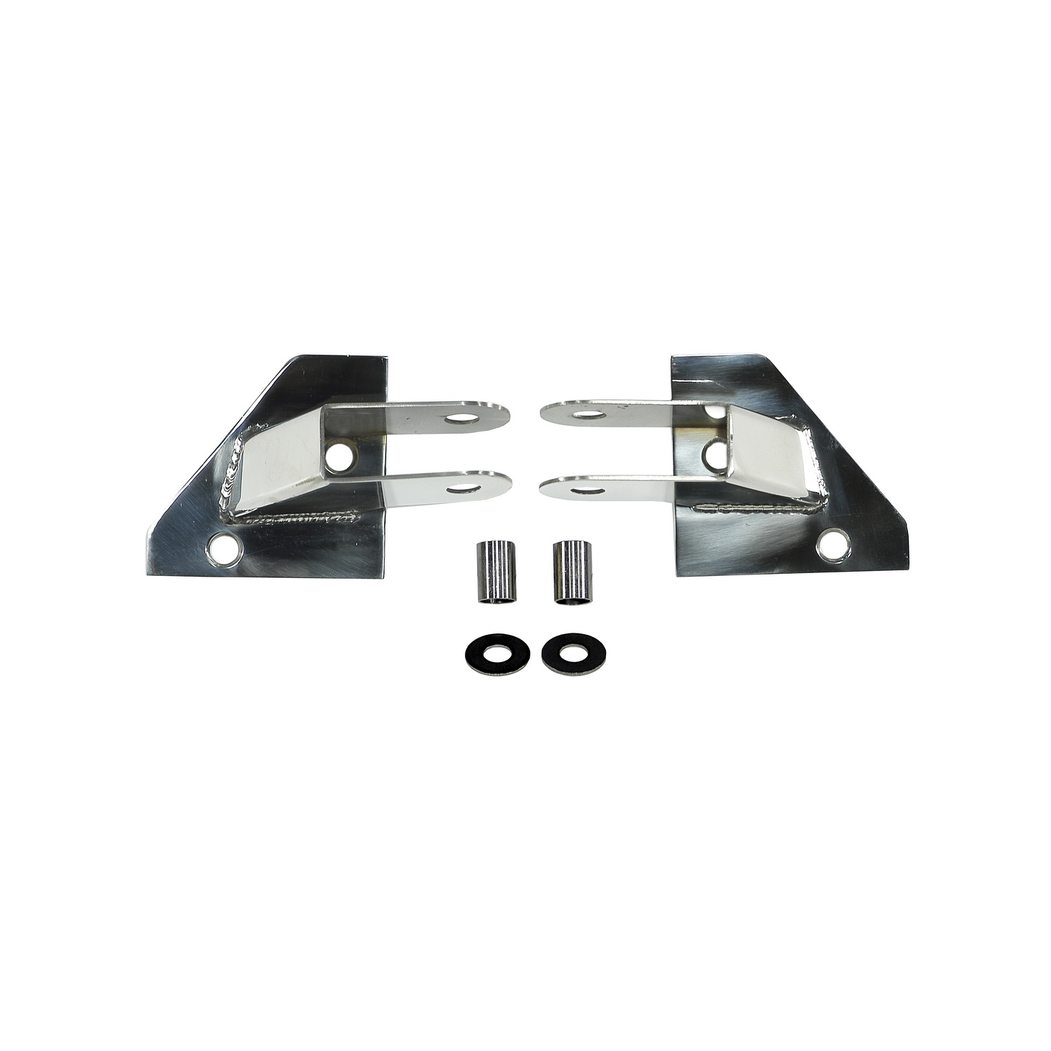 Mirror Relocation Brackets, Stainless Steel; 87-95 Jeep Wrangler YJ-11026.01