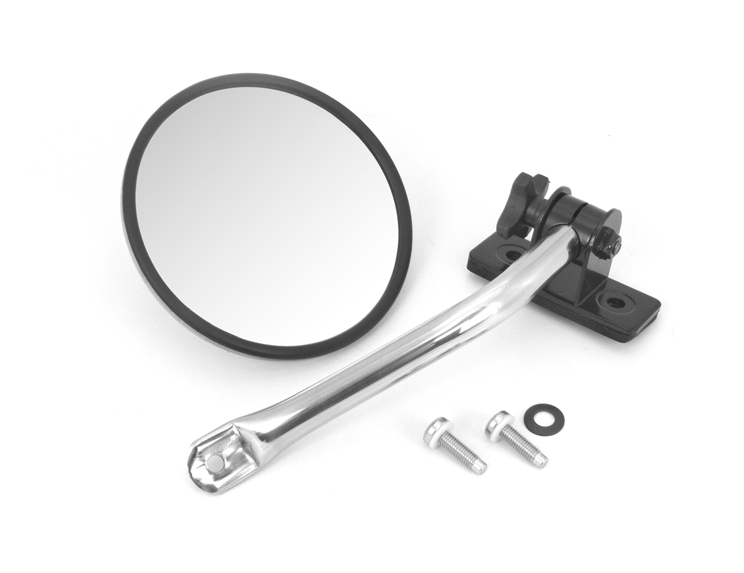 Quick Release Mirror Relocation Pair, Stainless; 97-16 Jeep Wrangler-11026.10
