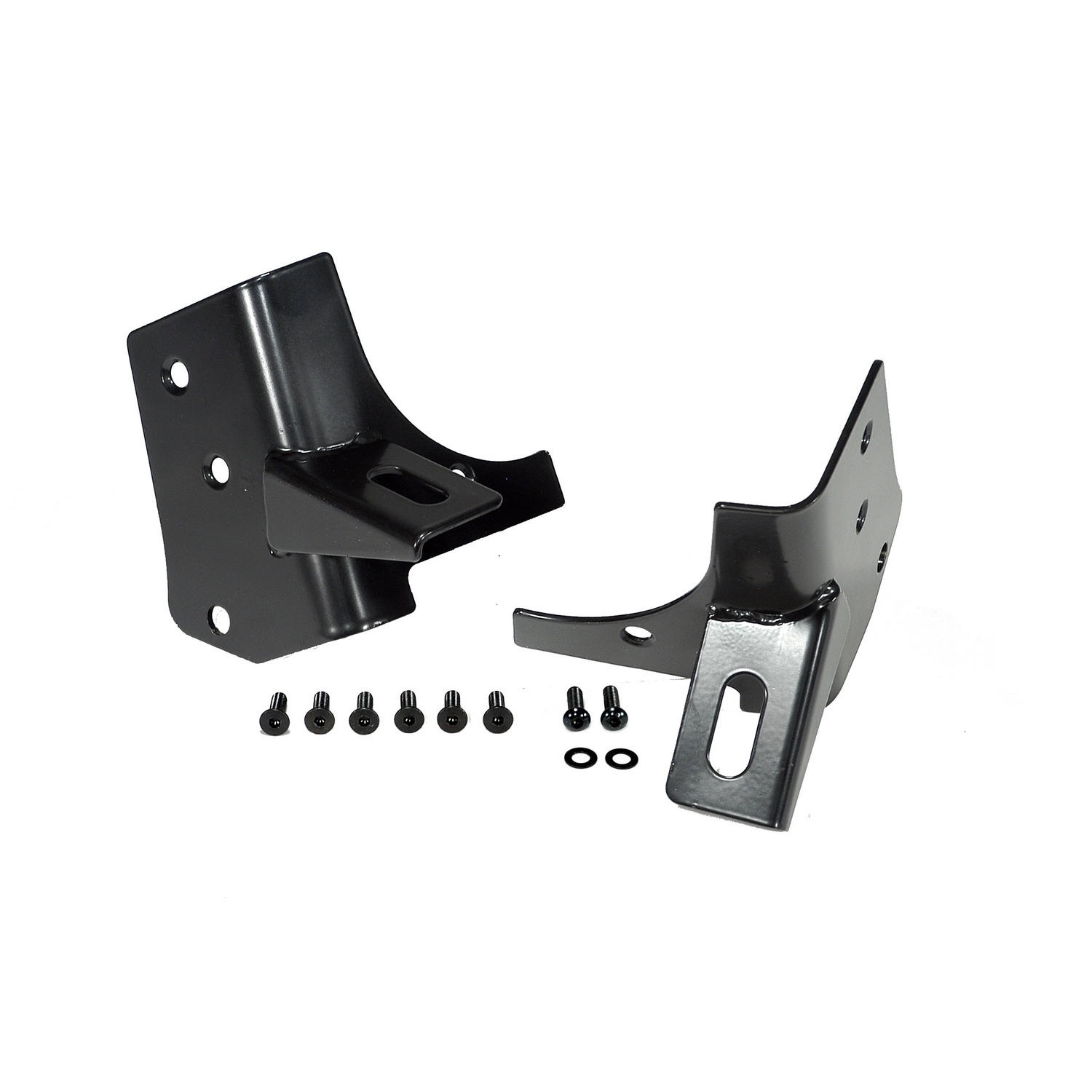 Windshield Auxiliary Light Mounting Brackets; 97-06 Jeep Wrangler TJ-11027.02
