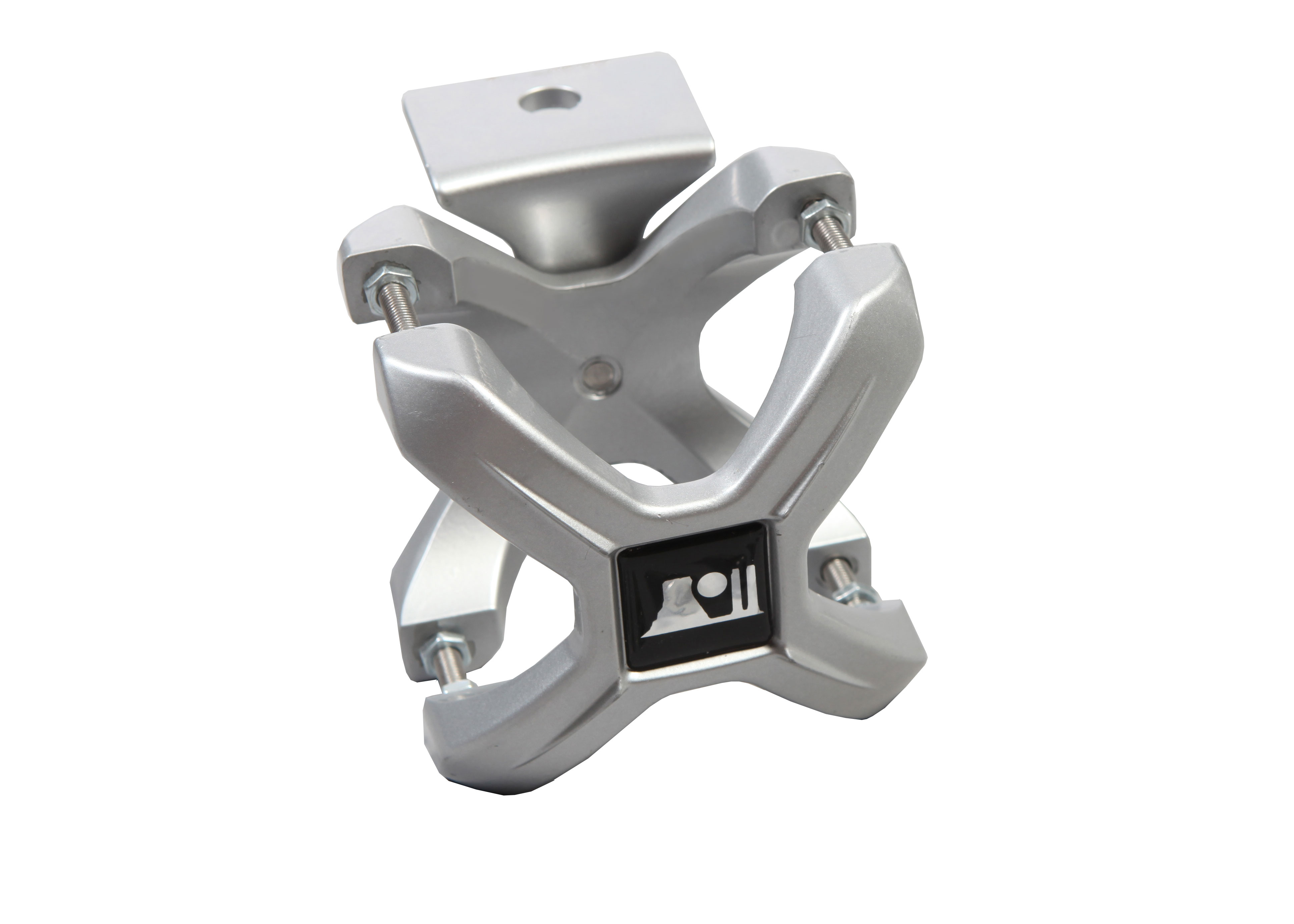 X-Clamp, Silver, Pair, 2.25-3 Inches-11030.11