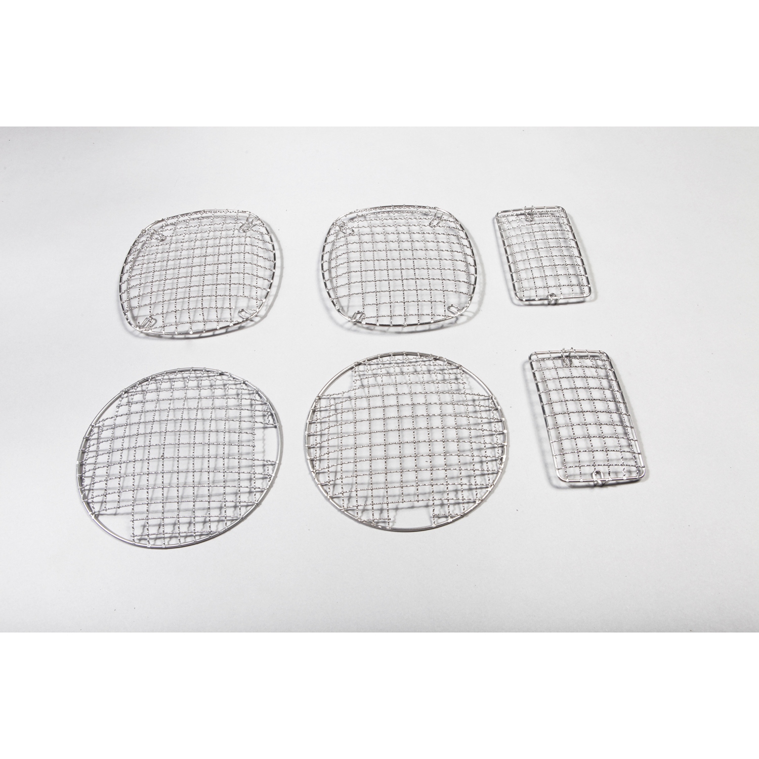 Stone Guard Set, Stainless Steel; 97-06 Jeep Wrangler TJ-11102.03