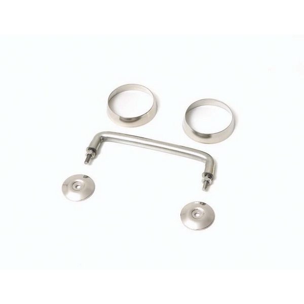 Windshield Tie Down Kit, Stainless Steel; 97-06 Jeep Wrangler TJ-11104.01