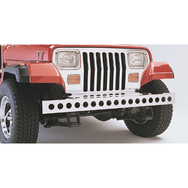 Stainless Steel Front Bumper; 87-95 Jeep Wrangler YJ-11107.02