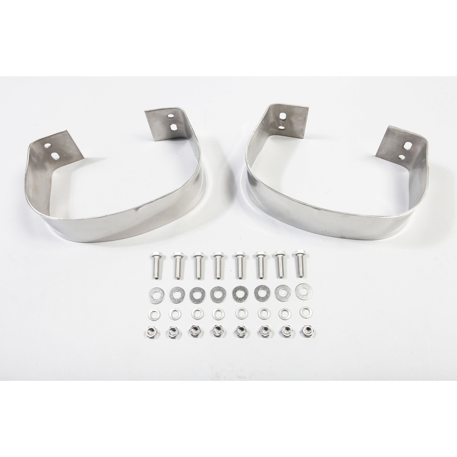 Rear Bumperettes, Stainless Steel; 76-95 Jeep CJ/Wrangler YJ-11108.01