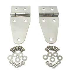 Hood Hinges, Stainless Steel; 76-95 Jeep CJ/Wrangler YJ-11111.01