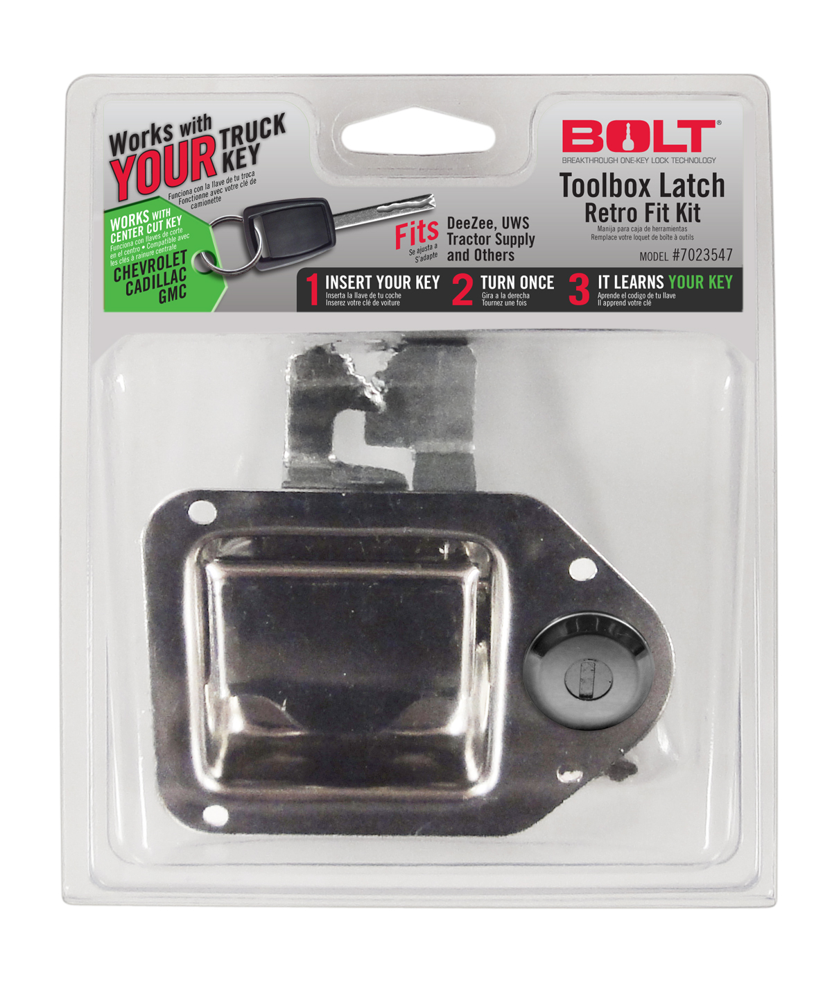 BOLT Toolbox Latch GM Center Cut-7023547