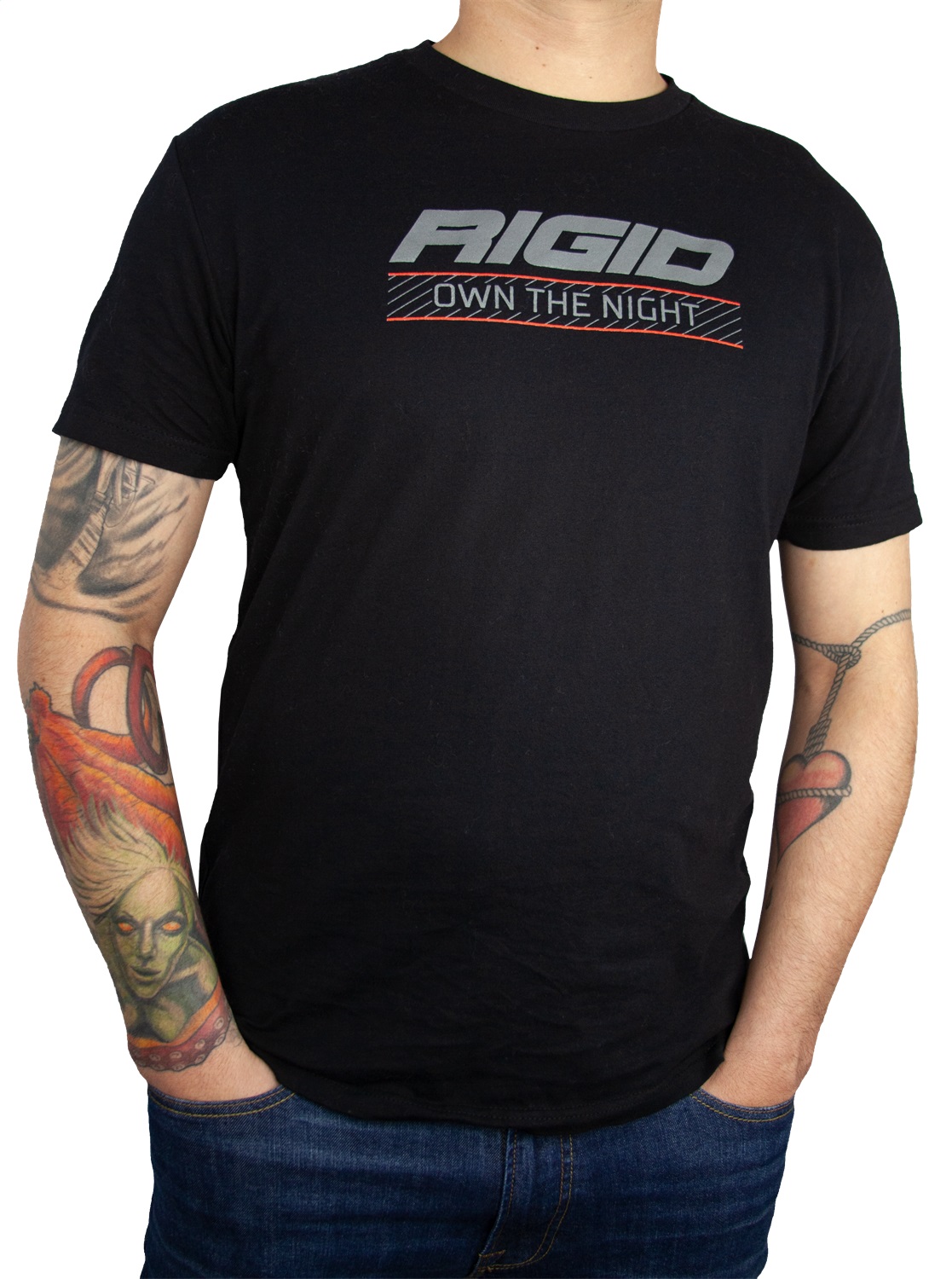 RIGID T-Shirt, Own The Night, Black, X-Large-1060