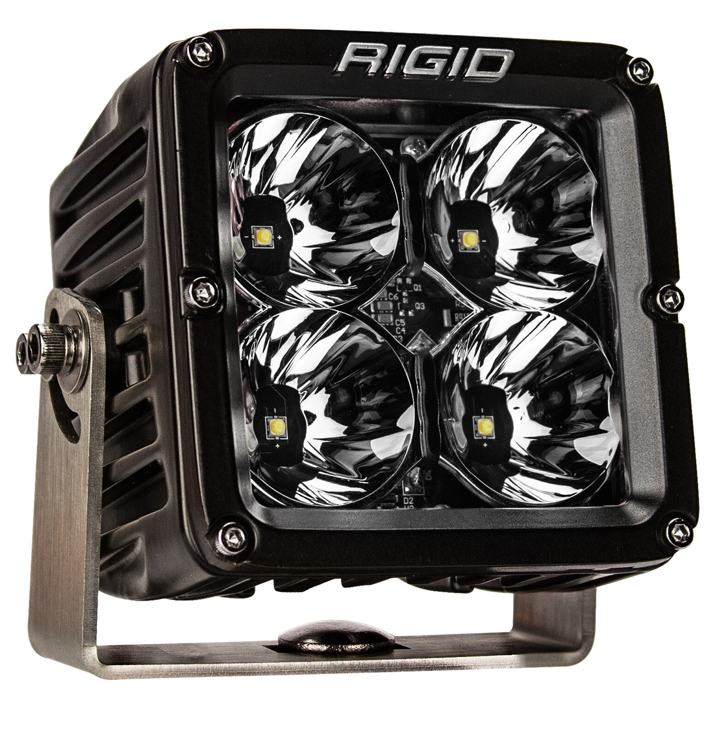 RIGID Radiance Pod XL With White Backlight, Surface Mount, Black Housing, Pair-32201