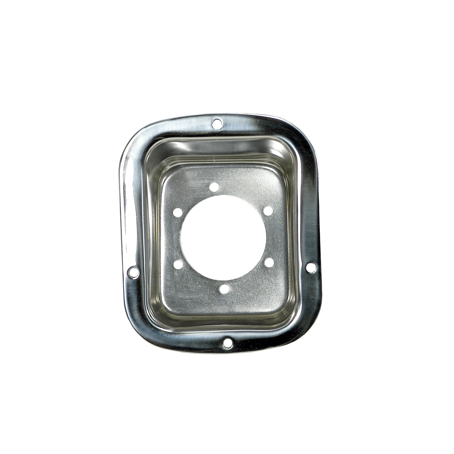 Fuel Filler Bezel, Stainless Steel; 76-95 Jeep CJ/Wrangler YJ-11135.01