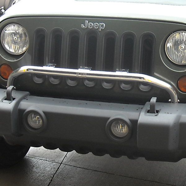 Bumper Mounted Light Bar, Stainless Steel; 07-16 Jeep Wrangler JK-11138.20