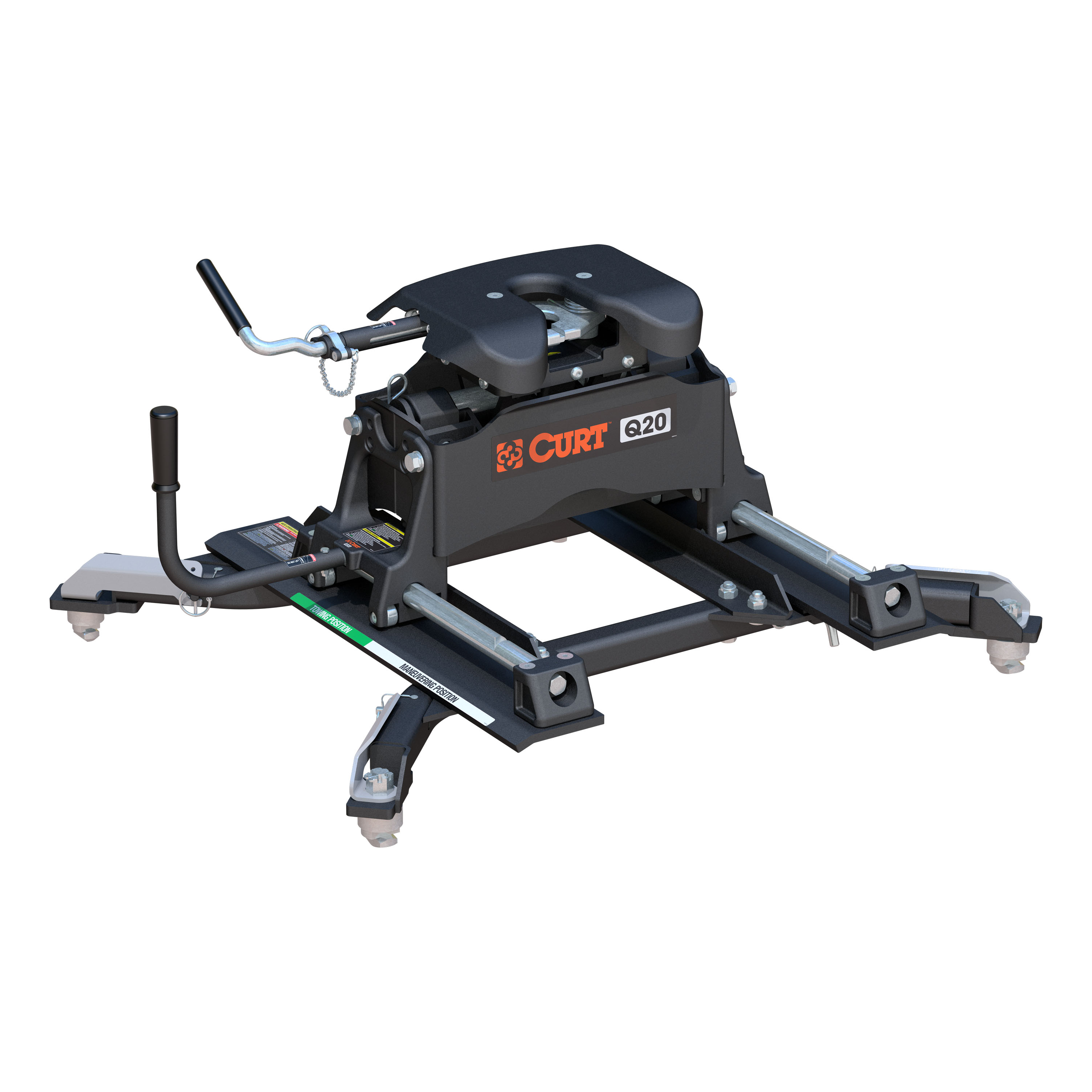 Q20 Sliding 5th Wheel Hitch, 20K, Select Ram 2500, 3500, 6.5' Bed Puck System 16687
