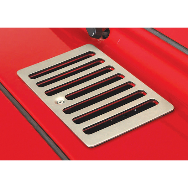 Cowl Vent Cover, Satin Stainless Steel; 98-06 Jeep Wrangler TJ-11185.69