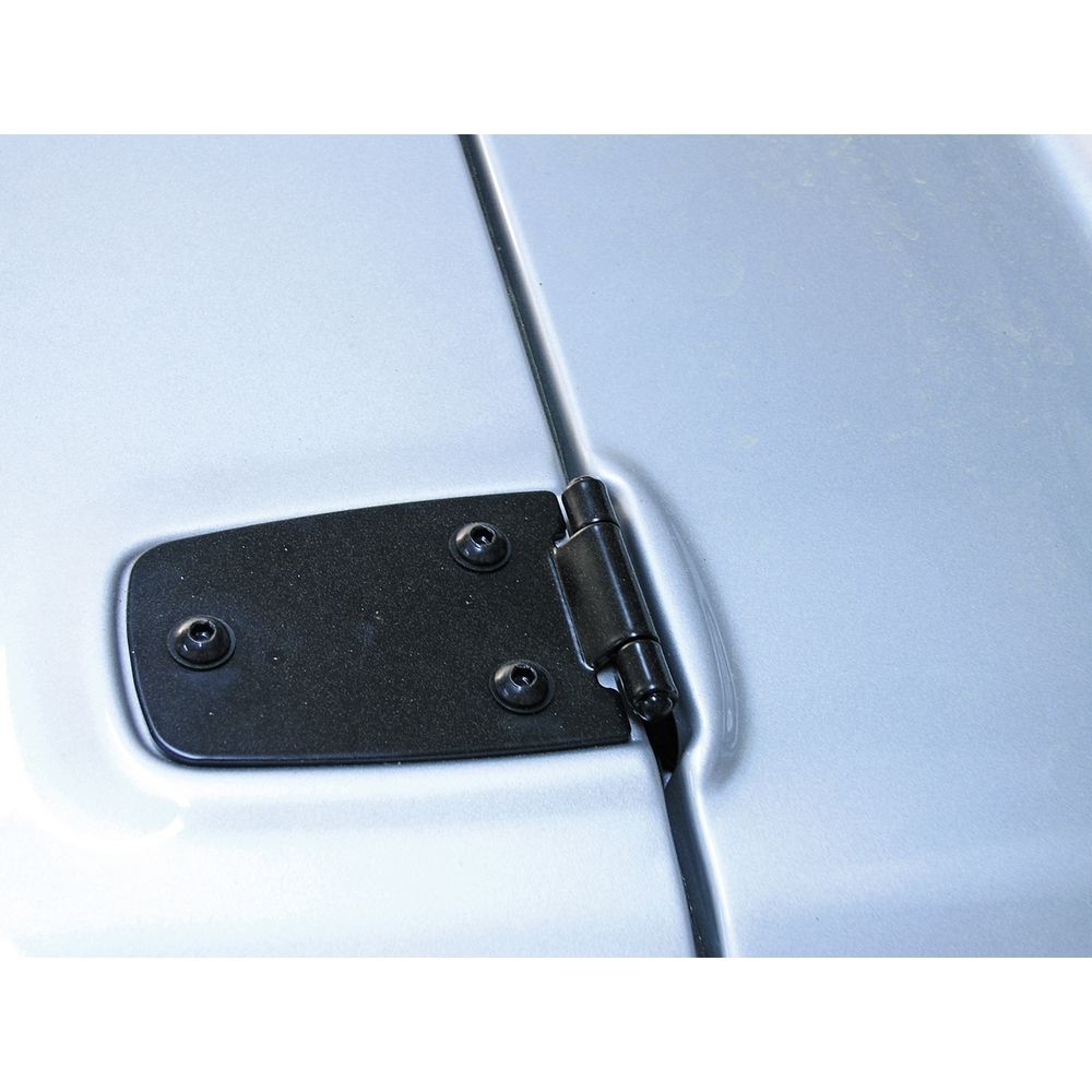 Hood Hinges, Black; 76-95 Jeep CJ/Wrangler YJ-11205.01