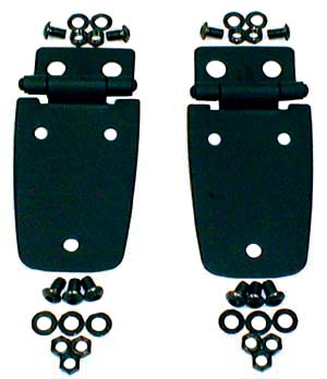 Hood Hinges, Black; 97-06 Jeep Wrangler TJ-11205.02