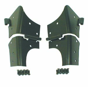 Windshield Hinges, Black; 97-06 Jeep Wrangler TJ-11209.02