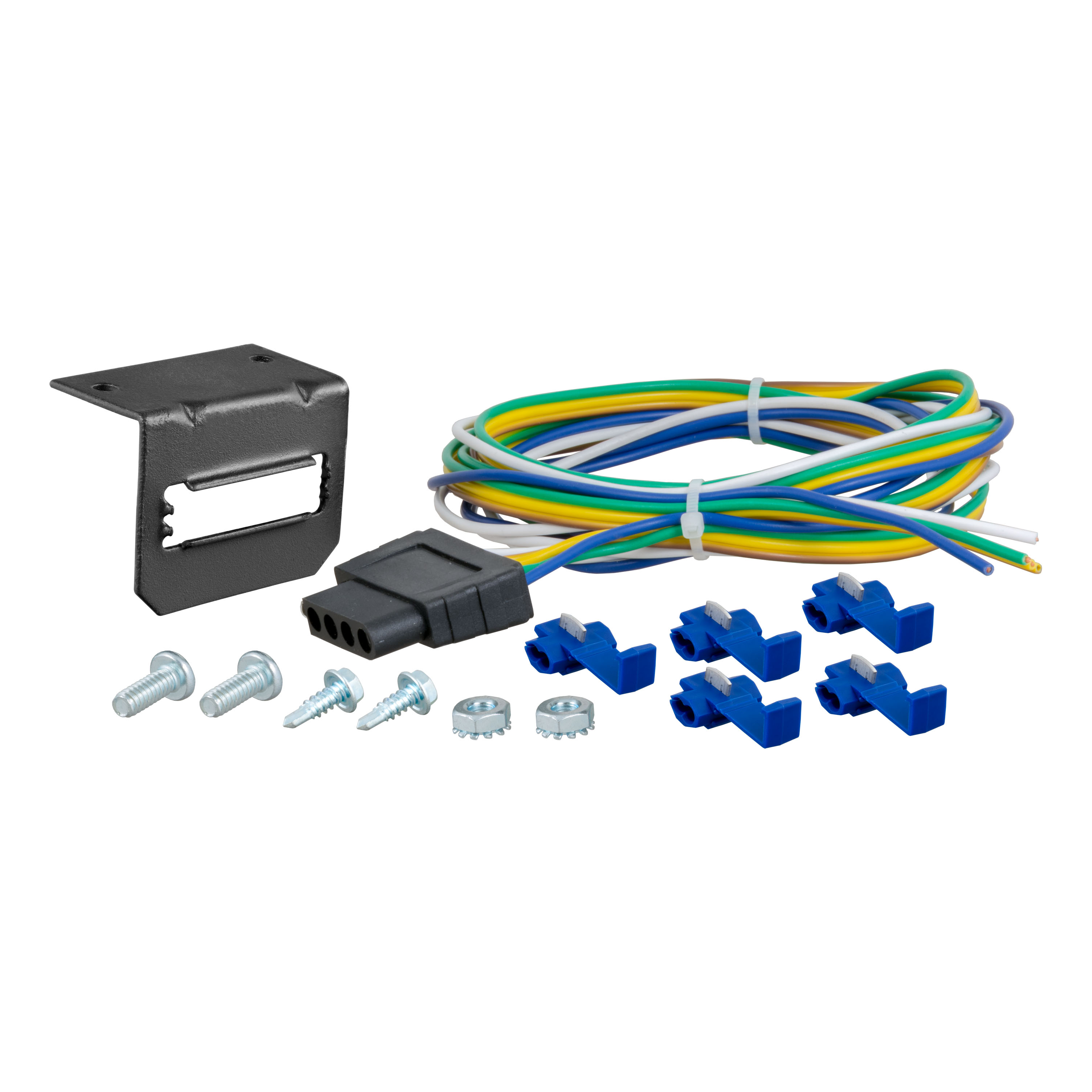 5-Way Flat Connector Socket with Hardware (Vehicle Side, Packaged) 58545