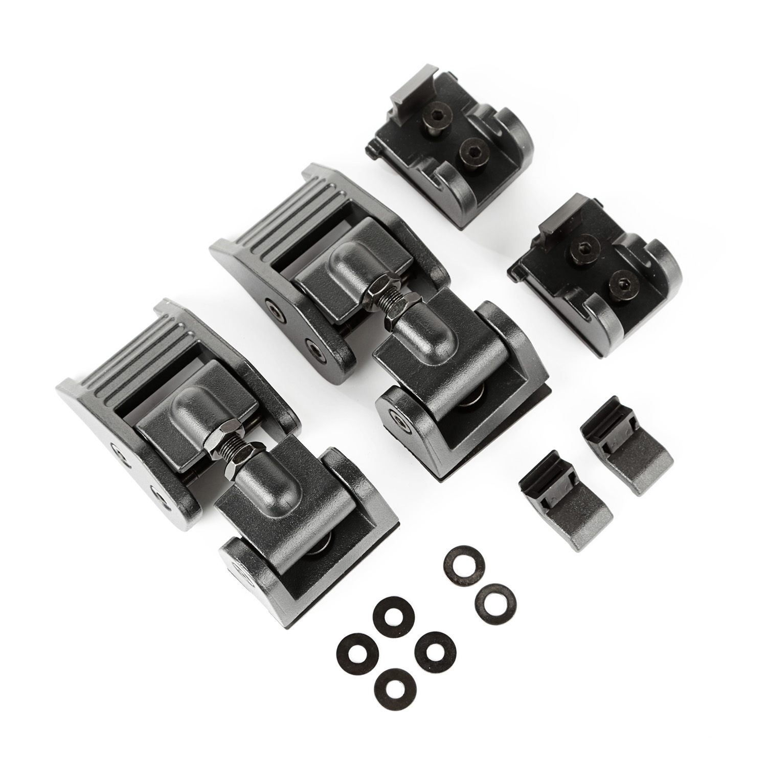 Hood Catches, Textured Black; 18-21 Jeep JL/JT-11210.27