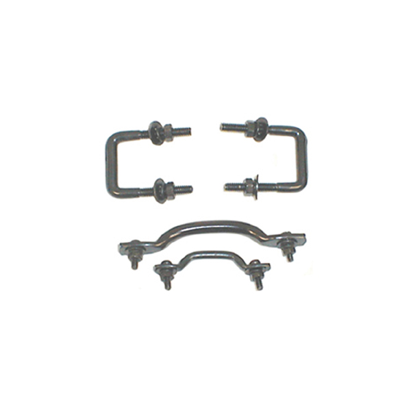 Windshield Tie Down Kit, Black; 55-95 Jeep CJ/Wrangler YJ-11211.01