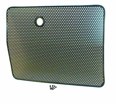 Radiator Bug Shield, Black; 87-95 Jeep Wrangler YJ-11213.01