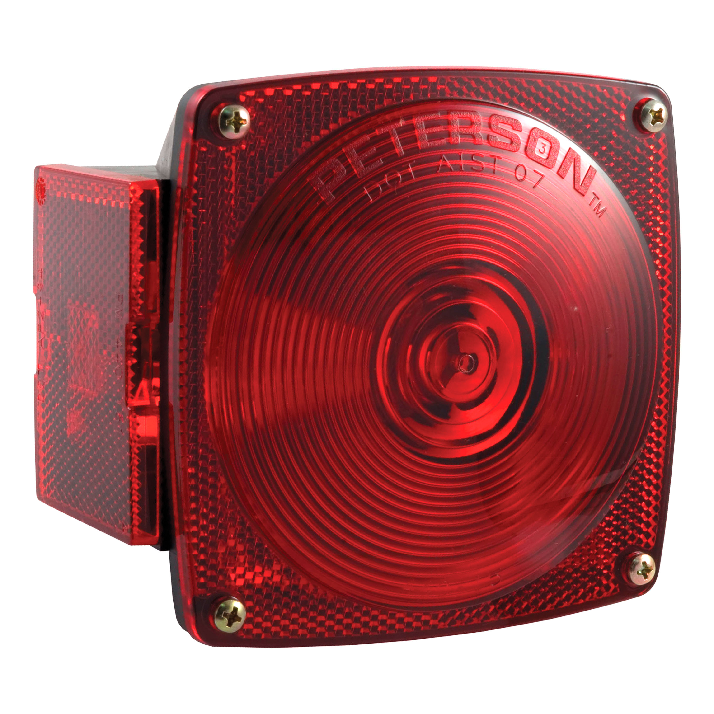 Combination Driver-Side Trailer Light with License Plate Illumination - 53441