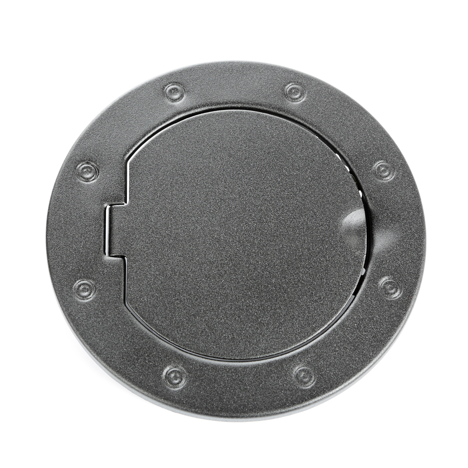 Non-Locking Gas Cap Door, Textured Black; 07-16 Jeep Wrangler JK/JKU-11229.05
