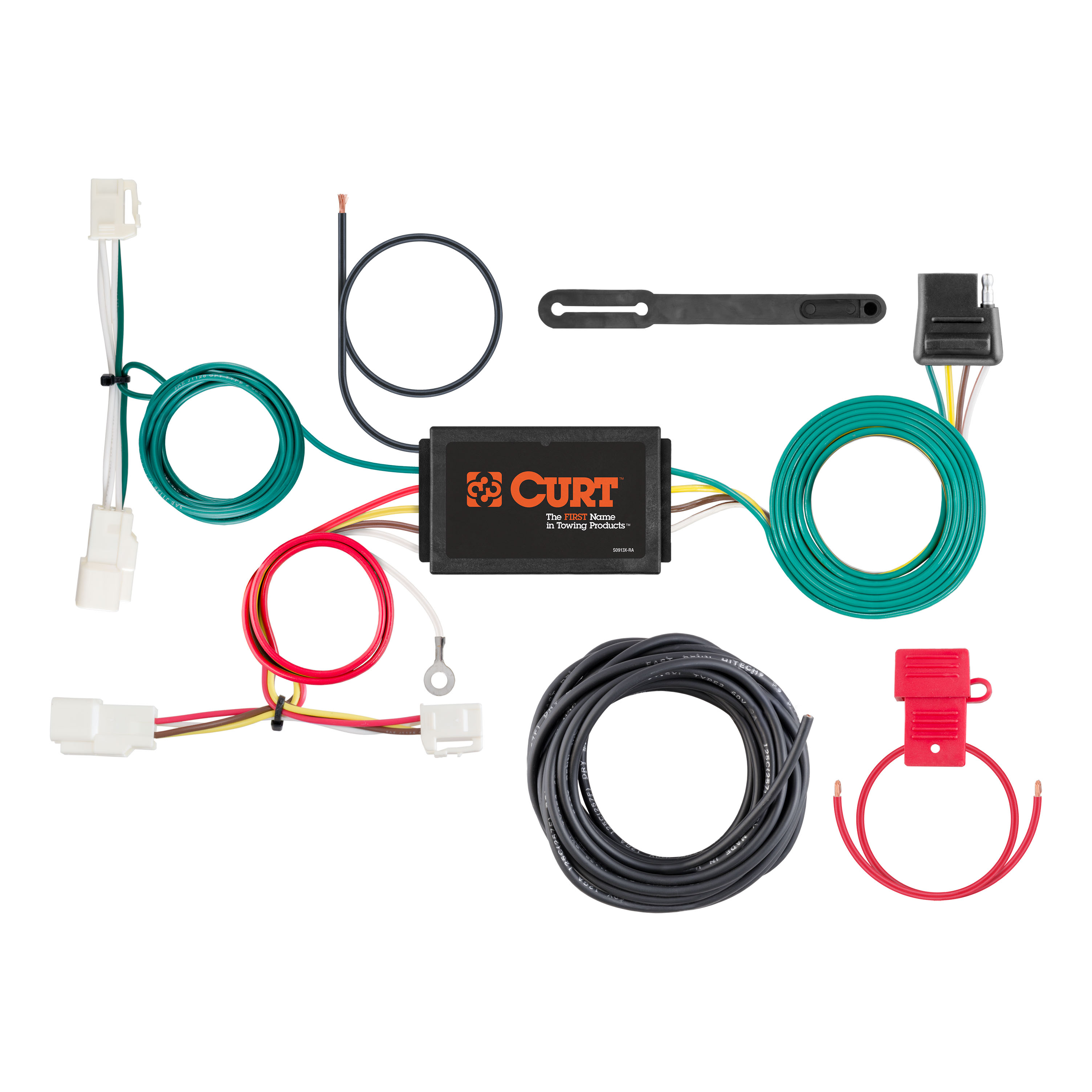 Custom Wiring Harness, 4-Way Flat Output, Select Toyota Yaris - 56385