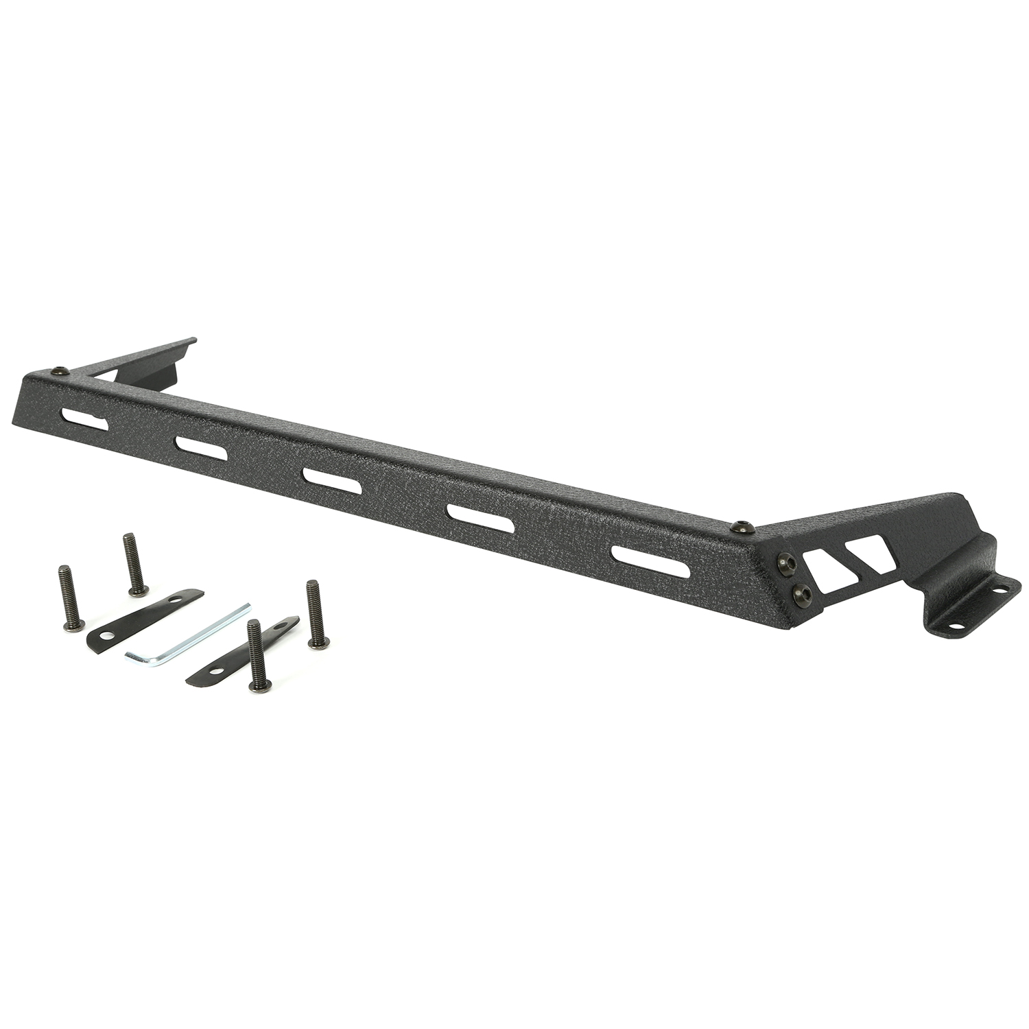 Hood Light Bar, Textured Black; 07-16 Jeep Wrangler JK-11232.10