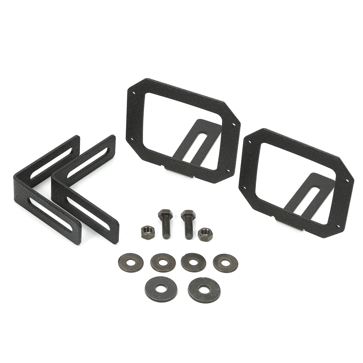 LED Light Mount Brackets, Square; 07-16 Jeep Wrangler JK-11232.24
