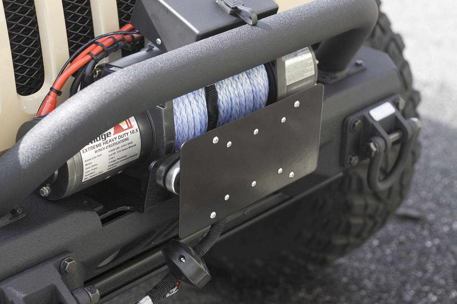 License Plate Mounting Bracket for Hawse Fairlead-11238.07