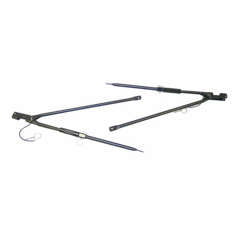 Adjustable Soft Top Spreader Bar; 87-95 Jeep Wrangler YJ-11251.02