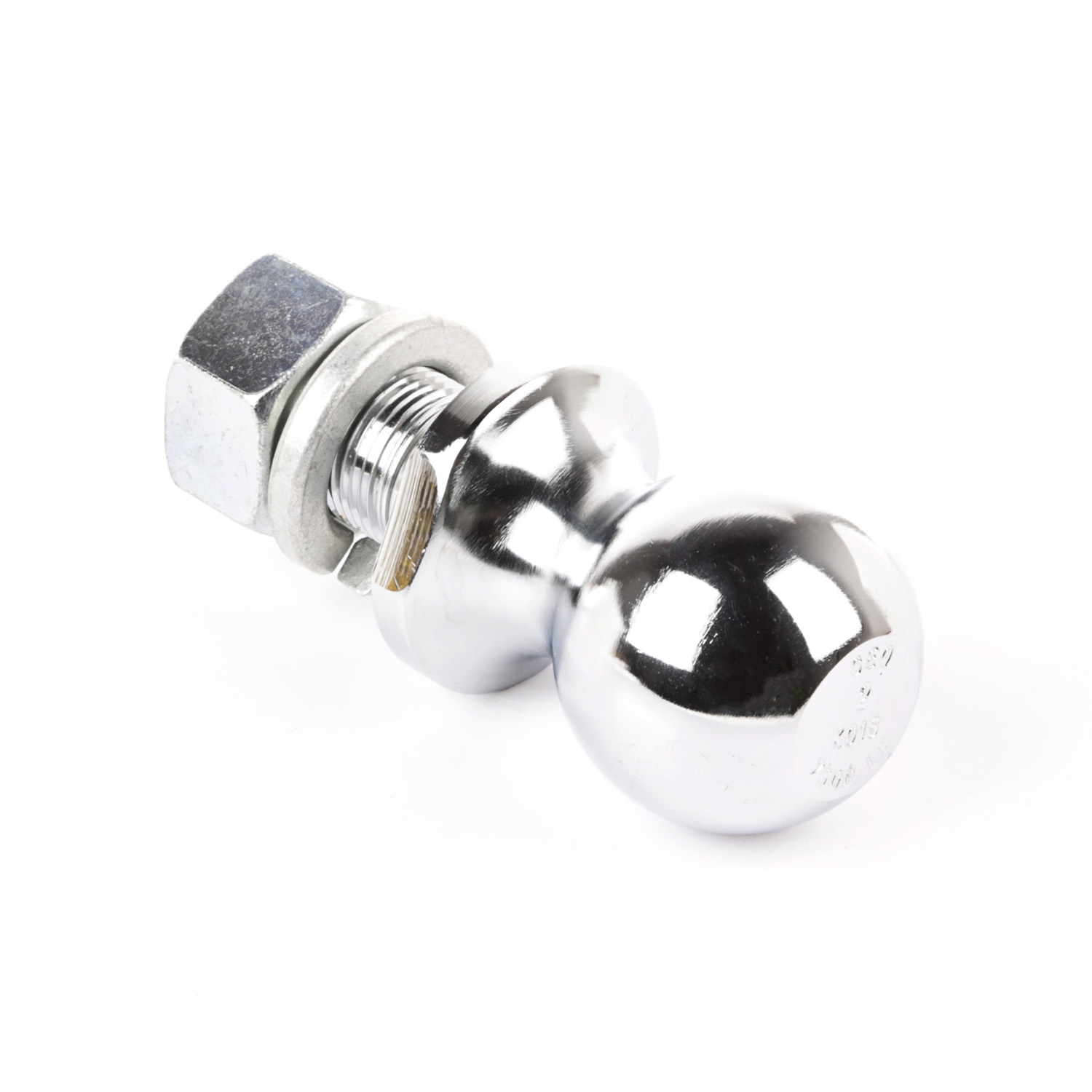 Trailer Hitch Ball, 2 Inch Ball, 1 Inch Diameter Shank, Chrome-11305.03