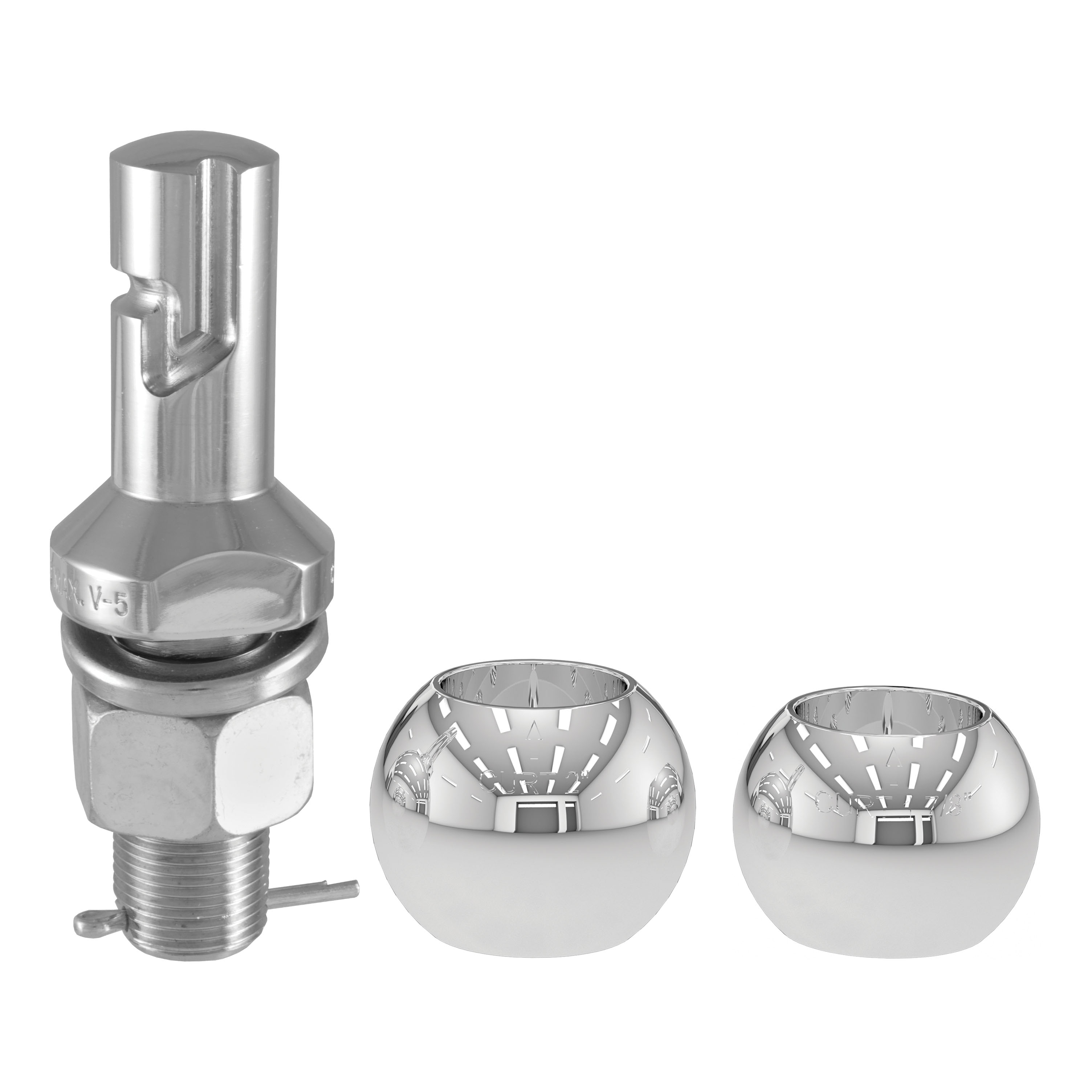 Switch Ball Trailer Ball Set (1-7/8" & 2" Balls, 1" x 2-1/4" Shank) - 42178