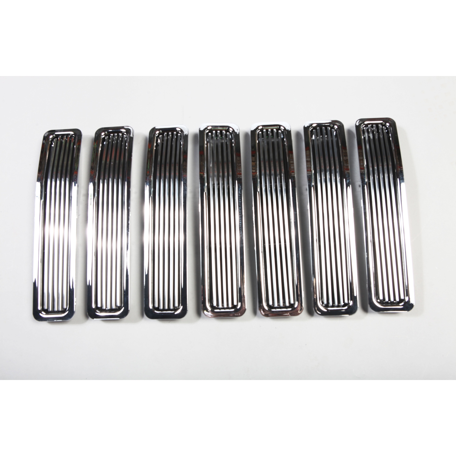Billet Grille Inserts, Chrome; 97-06 Jeep Wrangler TJ-11401.02