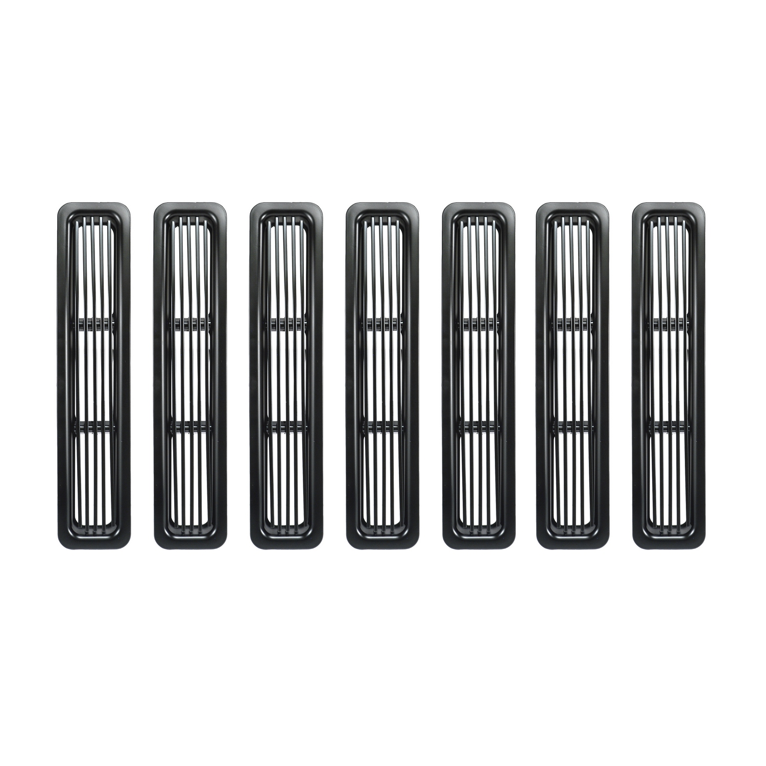 Billet Grille Inserts, Black; 97-06 Jeep Wrangler TJ-11401.03