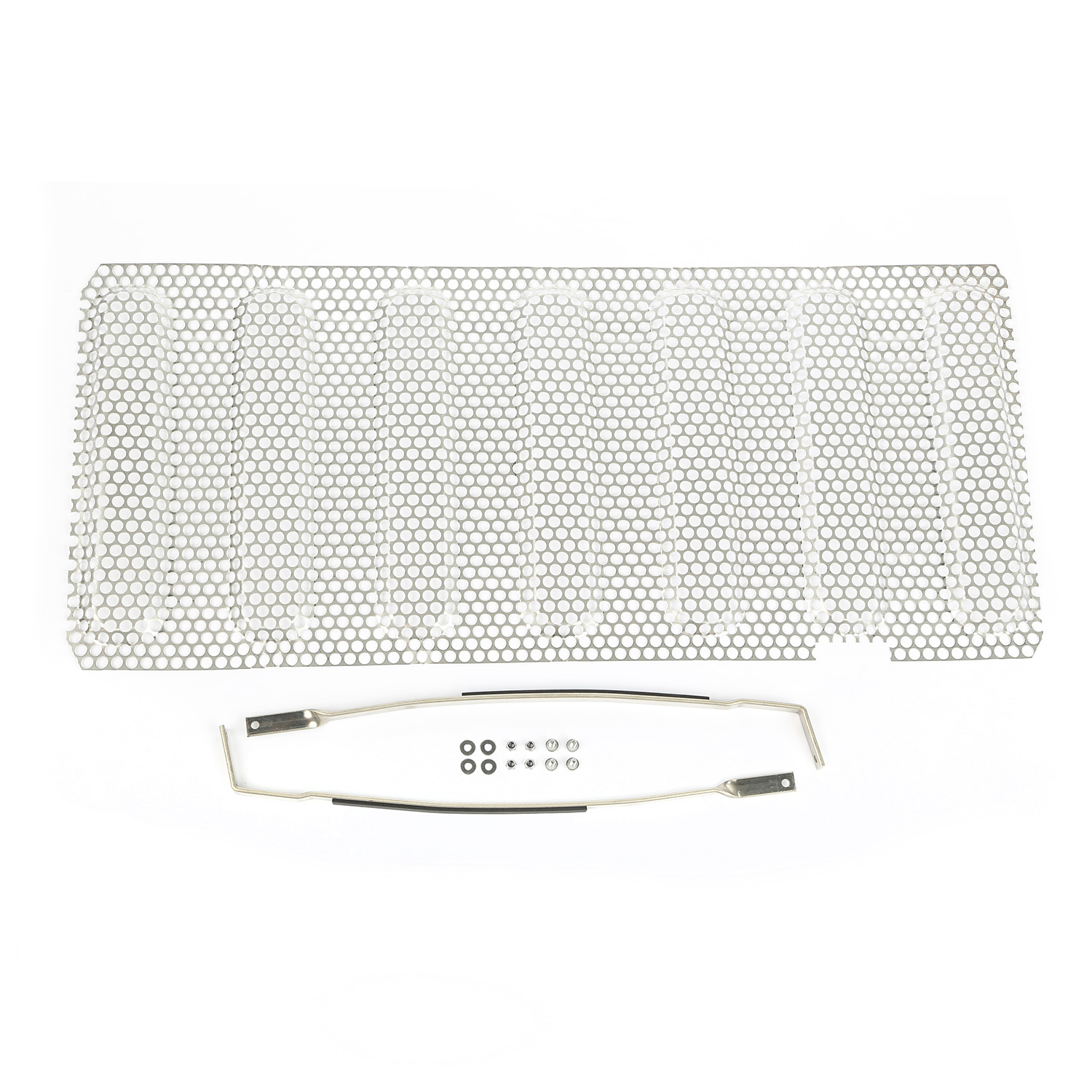 Grille Insert, Satin Stainless Steel; 07-16 Jeep Wrangler JK-11401.22