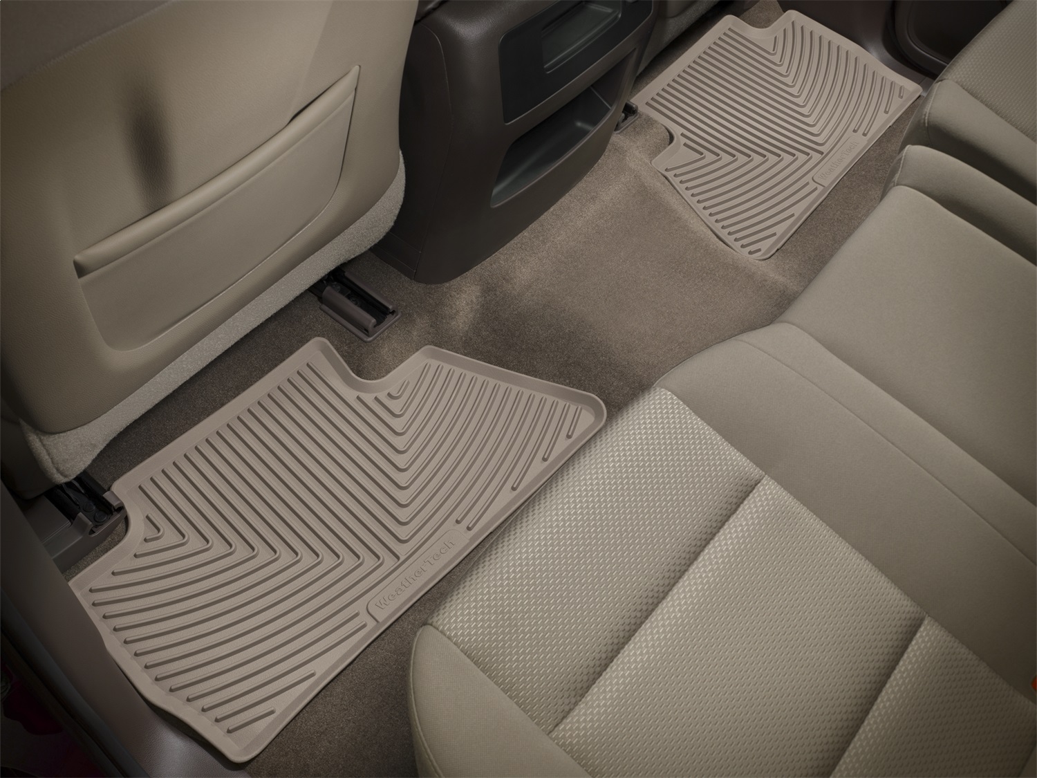 Tan Front Rubber Mats W540TN
