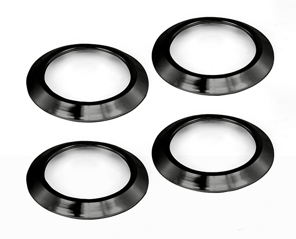 AC Vent Bezels, Black; 07-10 Jeep Wrangler JK-11422.15