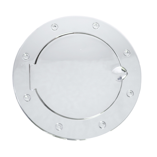 Non-Locking Gas Cap Door, Chrome; 07-16 Jeep Wrangler JK-11425.03