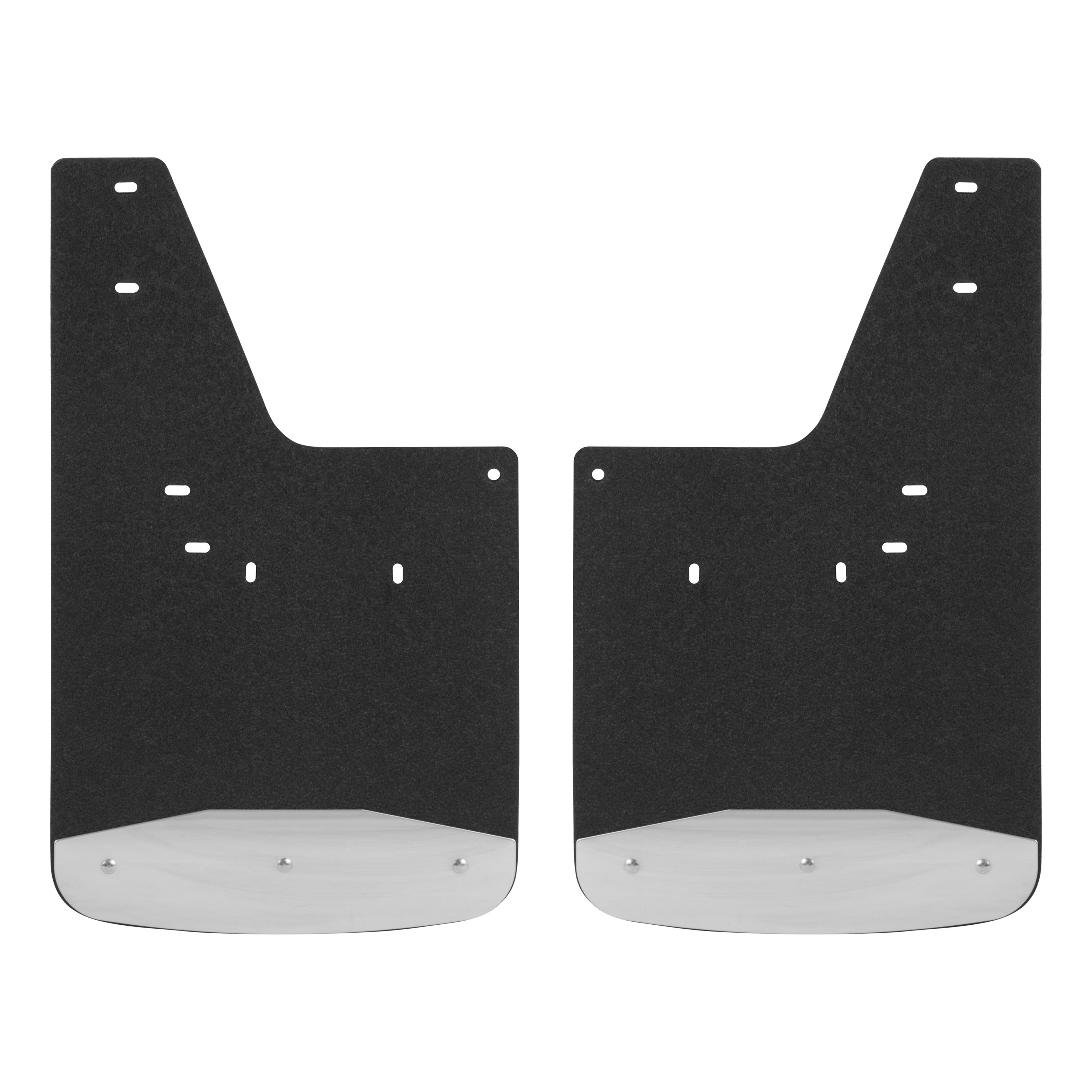 Front 12" x 20" Rubber Mud Guards, Select Dodge, Ram 1500, 2500, 3500 (2 Flaps) 250930