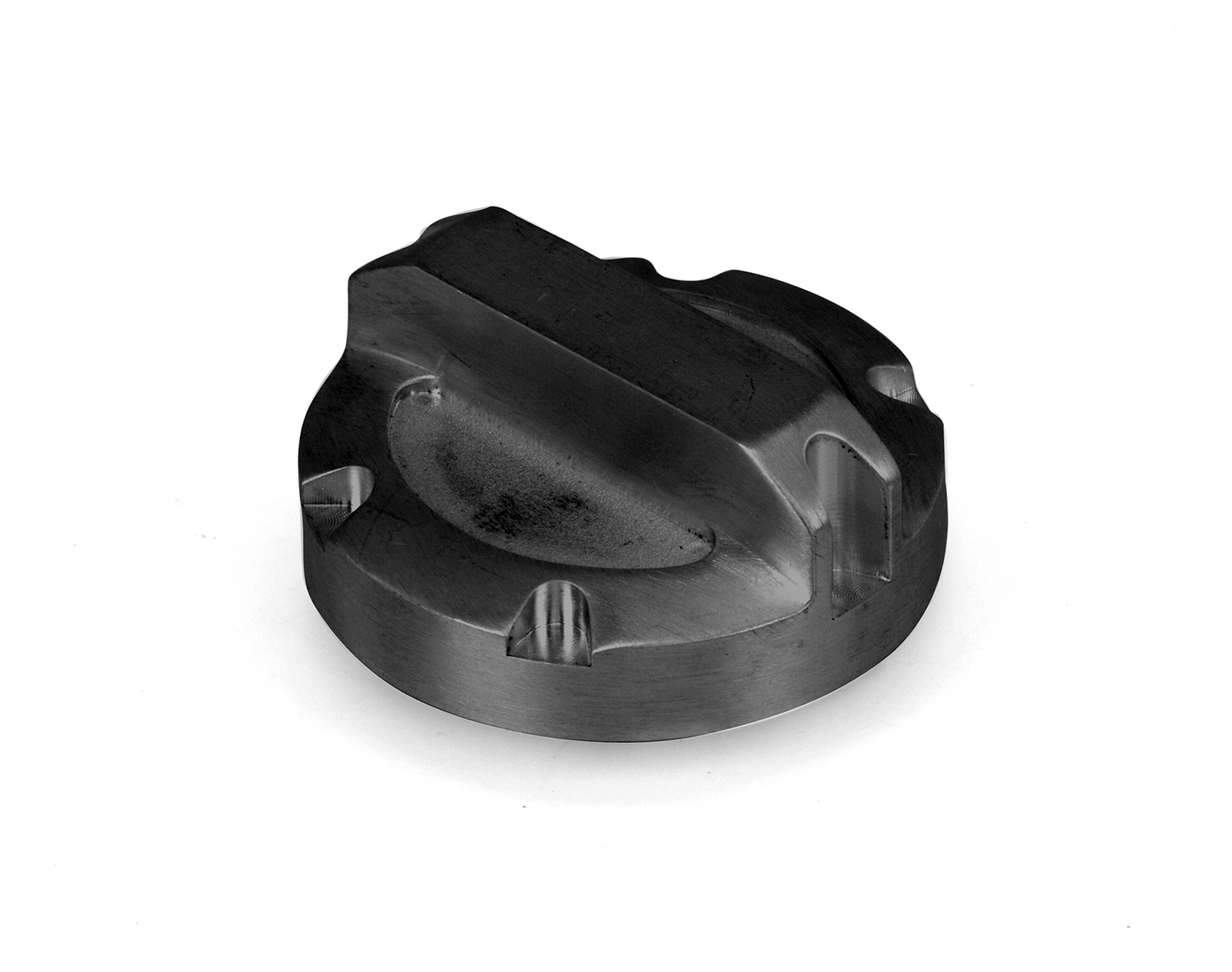 Brake Master Cylinder Cap, Black, Aluminum; 97-16 Jeep Wrangler-11431.02