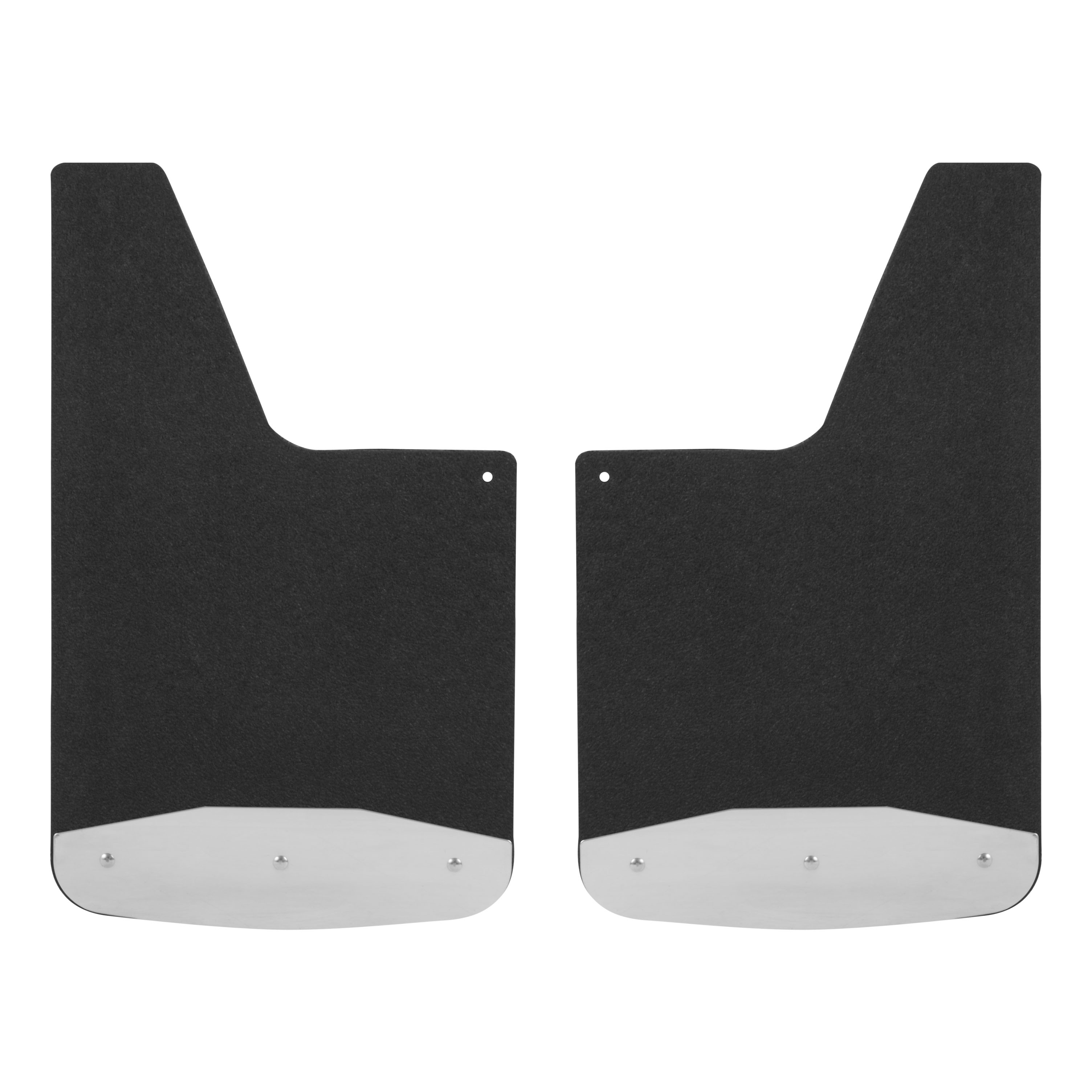 Front 12" x 23" Textured Rubber Mud Guards, Select Ram 1500 (2 Flaps) 250936