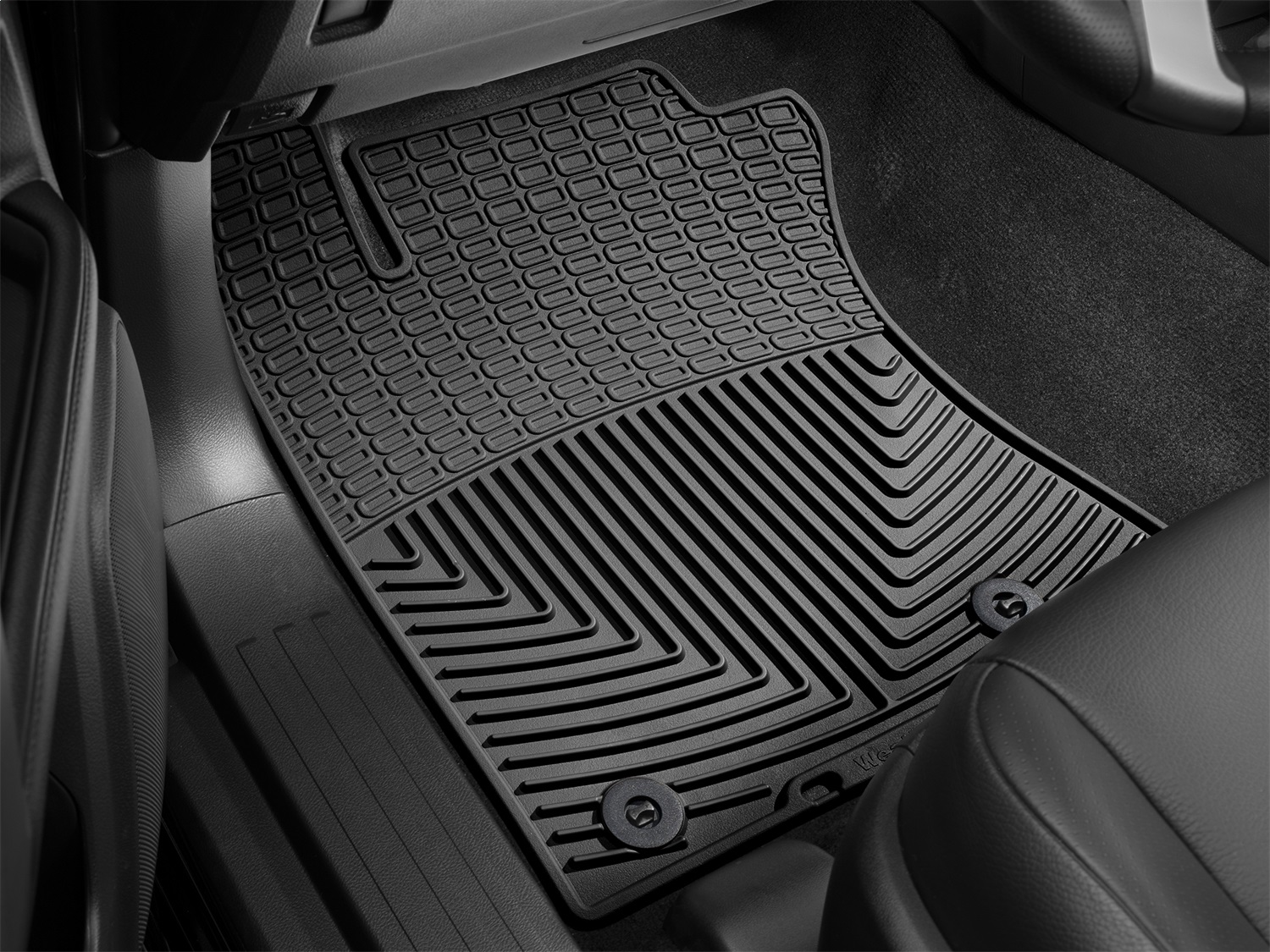 Front Rubber Mats, Black W307