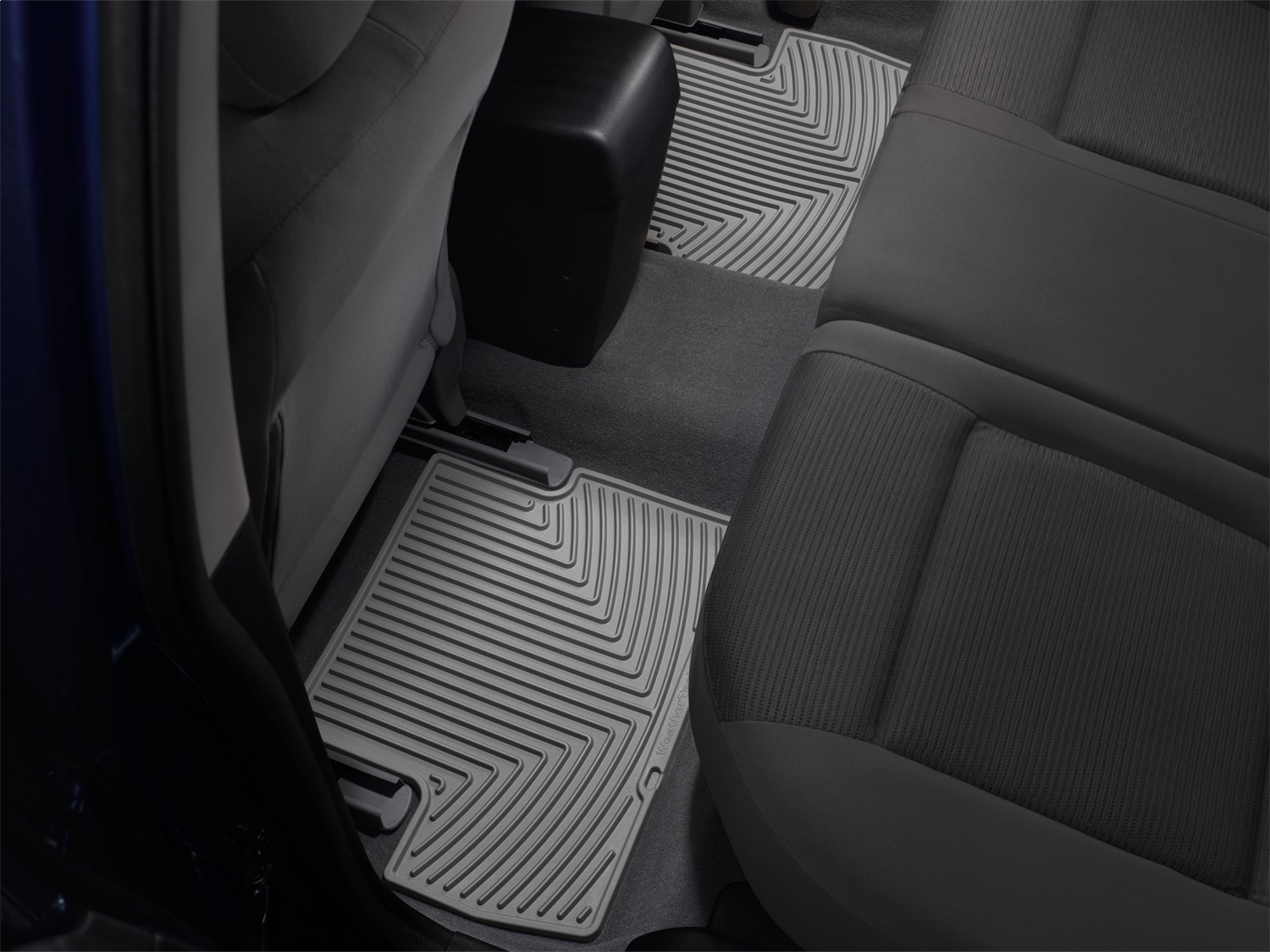 Rear Rubber Mats, Grey W304GR