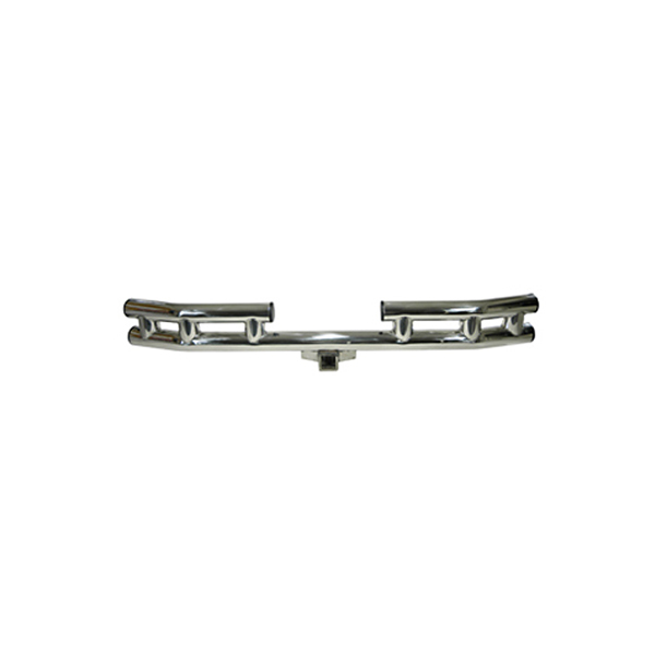 Stainless Steel Rear Tube Bumper, 3 Inch; 55-06 Jeep CJ/Wrangler YJ/TJ-11522.01